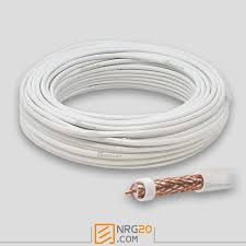 کابل آنتن مسی ۱۰۰متری درجه ۱ بدون قطعی پوسته ی ضخیم