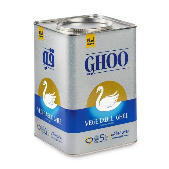 روغن 5کیلویی قو حاوی روغن ذرت