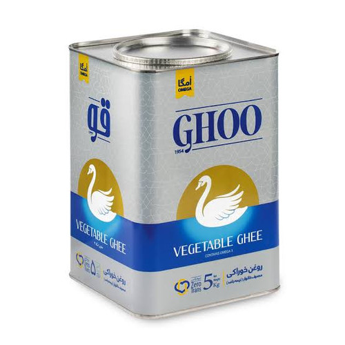 روغن 5کیلویی قو حاوی روغن ذرت